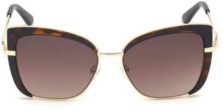 Bruine Metalen Zonnebril