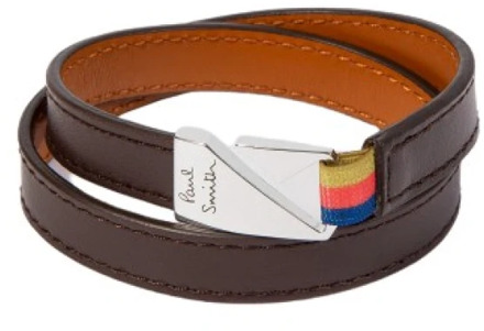 Bruine Paul Smith Armband PS By Paul Smith , Brown , Heren - ONE Size