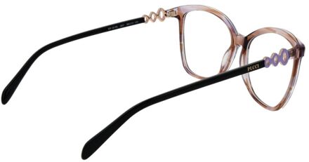 Bruine Plastic Bril (Montuur) - One Size