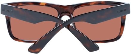 Bruine Plastic Zonnebril - One Size