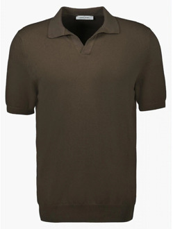 Bruine Polo Shirt Gran Sasso , Brown , Heren - XL