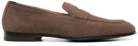 Bruine Suède Penny Loafers Doucal's , Brown , Heren - 43 Eu,45 Eu,40 Eu,44 Eu,40 1/2 Eu,43 1/2 Eu,42 Eu,41 1/2 EU