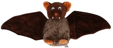 Bruine vleermuis knuffel 18 cm Multi