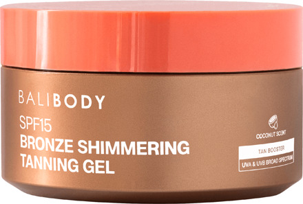 Bruiningsolie Bali Body Bronze Shimmering Tanning Gel SPF15 150 ml