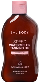 Bruiningsolie Bali Body Watermelon Sunscreen Oil SPF50 100 ml