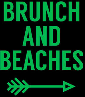 Brunch and Beaches Women's T-Shirt - Black - 3XL