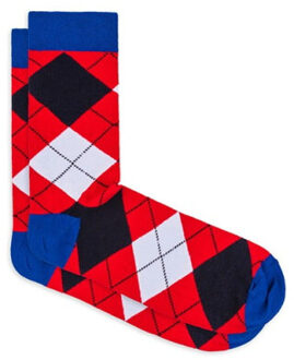 Brunello heren sokken print - - maat 39-42 Rood