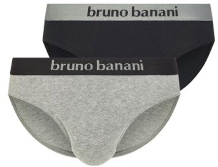 Bruno Banani 2 stuks Flowing Sportslip Zwart,Versch.kleure/Patroon,Grijs - Small,Medium,Large,X-Large,XX-Large,XXXL