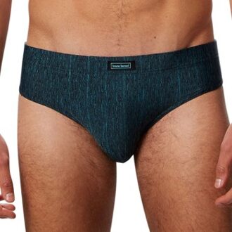 Bruno Banani 3 stuks Ocean Floor Brief * Actie * Versch.kleure/Patroon,Blauw,Groen - Small,Large