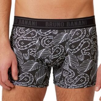 Bruno Banani Rattlesnake Print Boxer * Actie * Versch.kleure/Patroon,Zwart - Small,X-Large,XX-Large