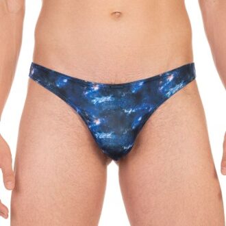 Bruno Banani Space Raver String Zwart,Blauw,Versch.kleure/Patroon - Large,X-Large