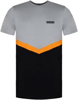 Bruno Heren Oranje/Zwart T-Shirt