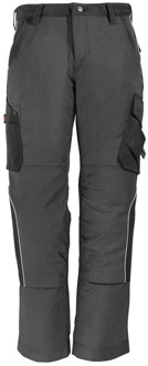 BRUNO Werkbroek met kniestukken 130430 (Twill) Antraciet/Zwart - NL:44 BE:38