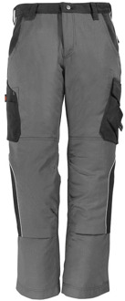 BRUNO Werkbroek met kniestukken 130430 (Twill) Grijs/Zwart - NL:46 BE:40
