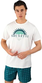 Brunotti Archi Casual T-shirt Heren S Wit