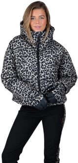 Brunotti Fiaska-Print Ski/snowboard jas Dames L/40 Zwart dessin