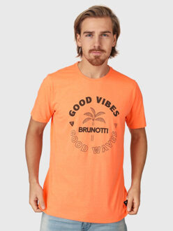 Brunotti funvibes men t-shirt strandshirt heren - - maat M Roze
