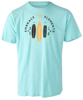 Brunotti jibe men t-shirt strandshirt heren - Blauw - XXL