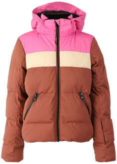Brunotti Niagony Ski/Snowboard Jas Meisjes 140 Rood dessin