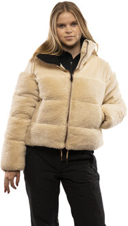 Brunotti Teddy Casual Winterjas Dames XS/34 Ecru
