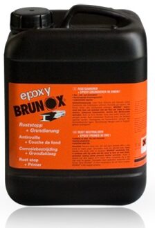 Brunox Epoxy Spray Roestomvormer & Roeststop Primer in blik - 5 liter