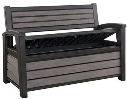 Brushed Bench Box - 227 L - 2-zits Grijs