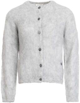 Brushed mohair vest Edeh  grijs - XS,S,M,