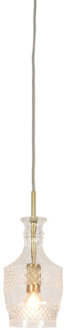 Brussels Hanglamp Goud, Transparant