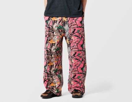 Brutal Tree Camo Open Hem Joggers, roze - S