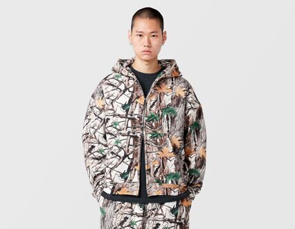 Brutal Tree Camo Zip Hoodie, beige - XL