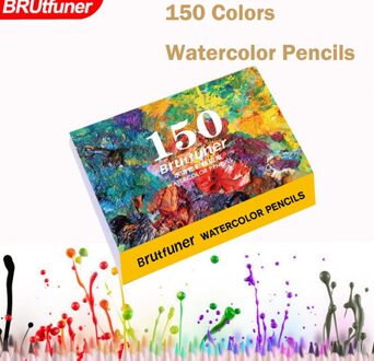 Brutfuner 48/72/120/160/180 Kleur Professionele Olie Kleur Potloden Hout Zachte Aquarel Potlood Voor school Trekken Schets Art Supplies 150 water kleuren