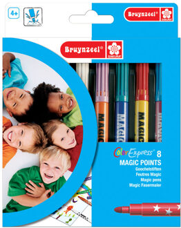 Bruynzeel ColorExpress goochelstiften (8 stuks)