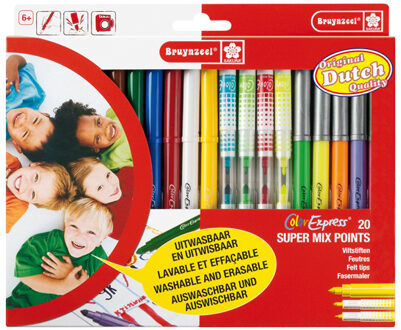 Bruynzeel ColorExpress viltstiften (20 stuks)