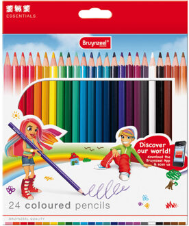 Bruynzeel Kleurpotloden Bruynzeel Young 24stuks assorti