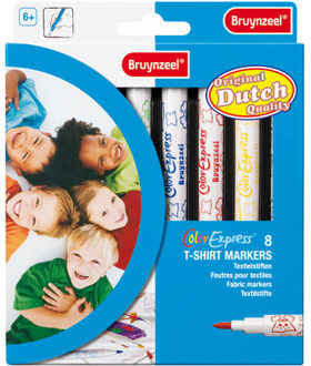 Bruynzeel Textielstiften 8 Stuks