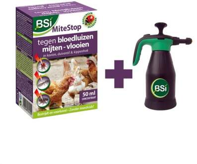 BSI Mitestop start set, 50 mL + drukspuit