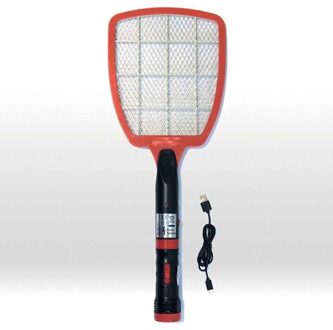 BSI vliegenmepper Shock & Flash elektrisch 51 cm zwart/rood