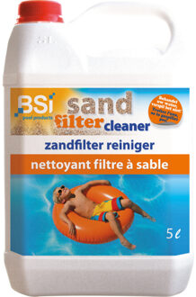 BSI zwembadreinigingsmiddel Sand filter cleaner 5 liter wit