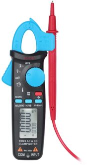 Bside ACM91 True Rms Lcd Stroomtang Multimeter Ac/Dc Spanning Stroom Capaciteit Temperatuur Frequentie Meting Tester Blauw