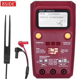 BSIDE ESR02PRO Digital Transistor Tester Multimeter SMD Components Diode Triode Capacitance Inductance Resistance Lcr Meter