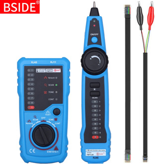 BSIDE FWT11 Network Cable Tester Detector RJ11 RJ45 Cat5 Cat6 Telephone Wire Tracker Tracer Toner Ethernet LAN Line Finder