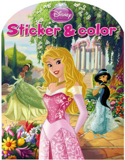 BSN Disney Sticker & Color - Disney Prinses