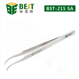 BST-215SA Pincet Staal Rvs Pincet Tool Matte Slijtvaste Anti-Acid Pincet Plus Harde Hand Armatuur