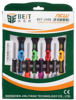 BST-2408A Precisie Schroevendraaier Magnetische Schroevendraaier Set, Mobiele Telefoon Ipad Camera Iphone Samsung Repair Tool
