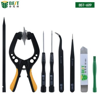 BST-609 Precisie Schroevendraaier Set 8 In 1 Mobiele Telefoon Demontage Kit, lcd-scherm Removal Tool Mobiele Telefoon Ipad Camera Reparatie Ki