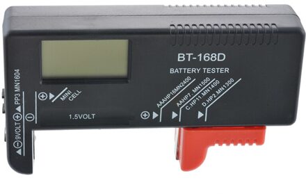 BT-168 Aa/Aaa/C/D/9V/1.5V Batterijen Universal Knoopcel Batterij Kleur gecodeerde Meter Geven Volt Tester Checker BT168 Power