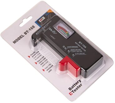 BT-168 Digitale Batterij Tester Volt Checker voor 9 V 1.5 V Knoopcel Oplaadbare AAA AA CD Universele Batterij test