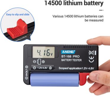 BT-168 Universele Batterij Tester Aneng Pro Batterij Capaciteit Diagnostic Tools Voor Huishoudelijke Batterij Testen Levert