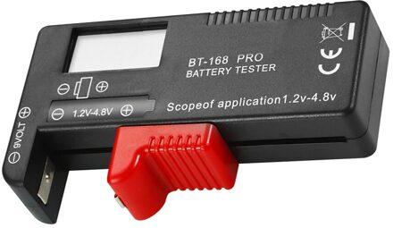 BT-168 Universele Knop Meerdere Formaat Batterij Tester Voor Aa/Aaa/C/D/9V/1.5V Lcd-scherm Digitale Batterij Tester Volt Checker BT-168 PRO