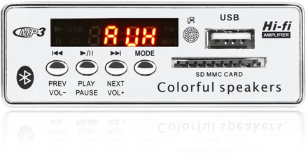 BT SD USB FM Aux Radio MP3 Player Integrated Car USB Bluetooth Hands-free MP3 Decoder Board Module Audio refitting